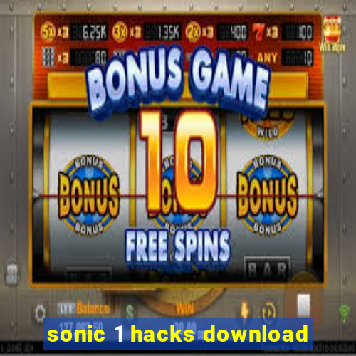 sonic 1 hacks download